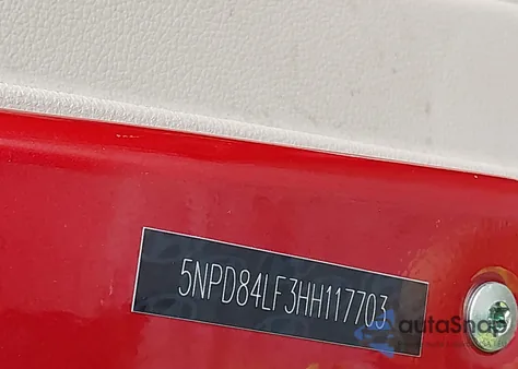 2017 Hyundai Elantra Limited from USA, damaged, VIN 5NPD84LF3HH117703